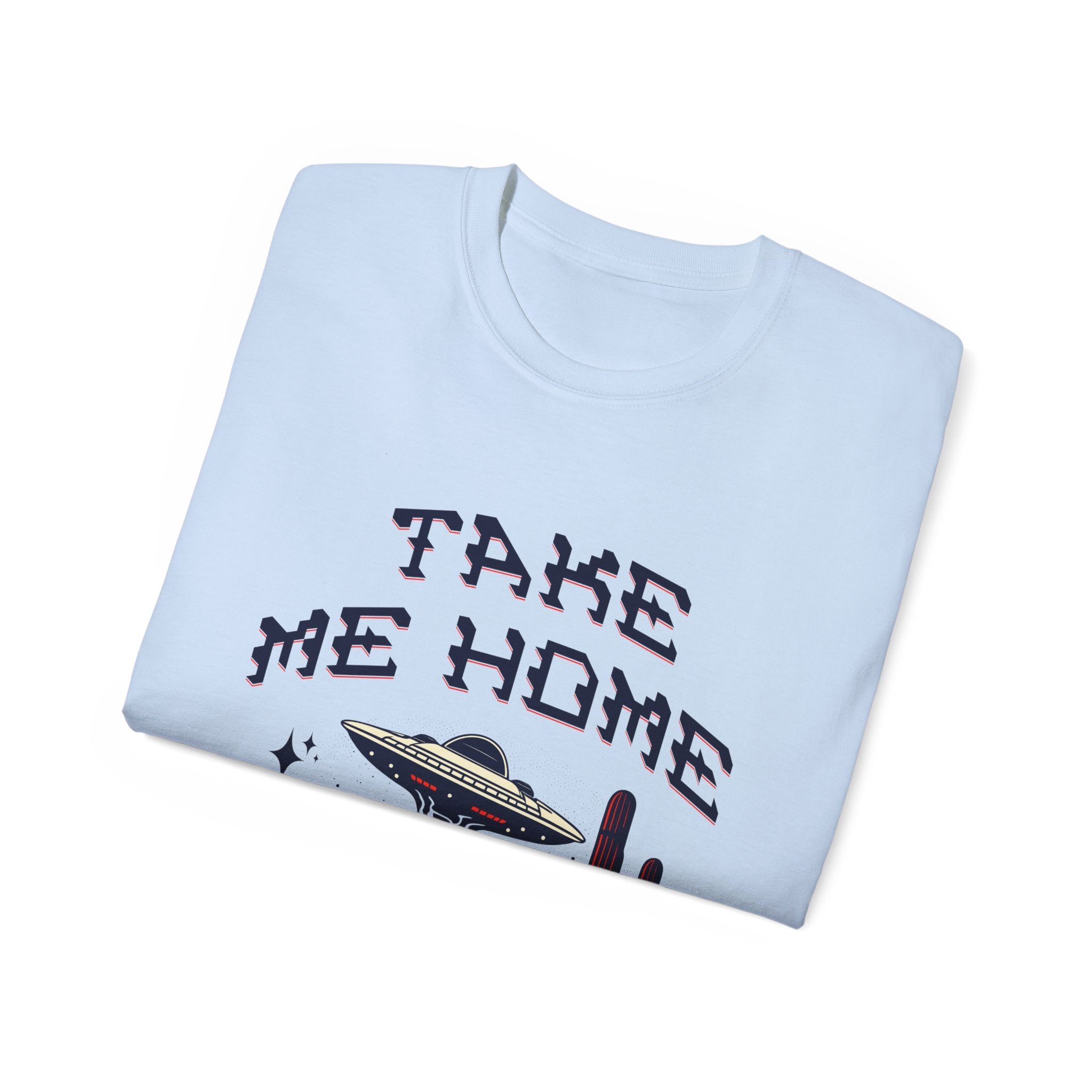 Take Me Home - Unisex Cotton Tee (Front) - Damned Threads